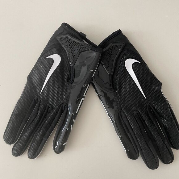 Nike Vapor Jet 7.0 Football Gloves Black -SM - Picture 1 of 2